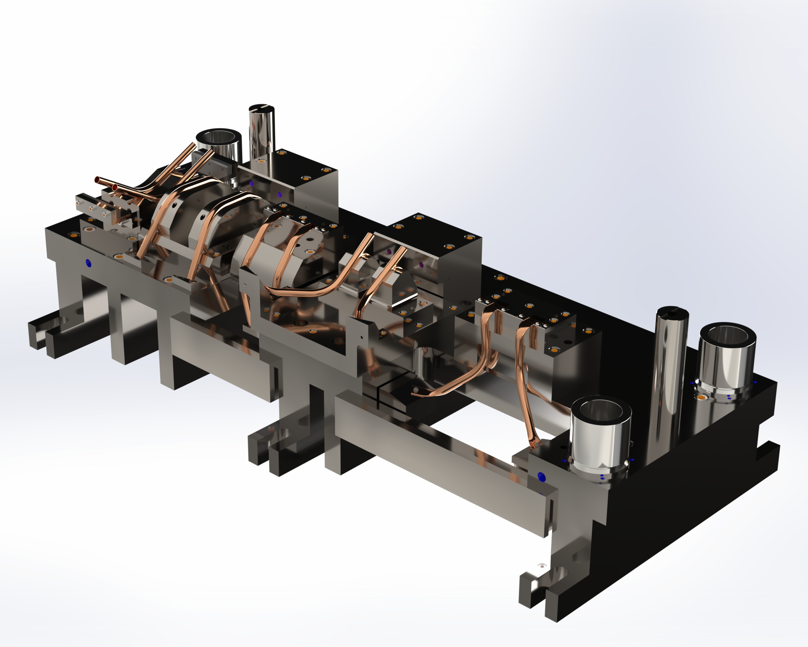 Tube form die lower opposite view